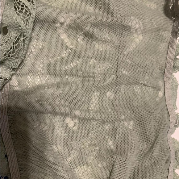 Free People Reese Lace Bralette Sage Bud large - Picture 9 of 9